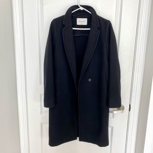 Aritzia Babaton Wool Stedman Coat in Black (XS)